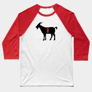 POR GOAT - 0 - Red Baseball T-Shirt